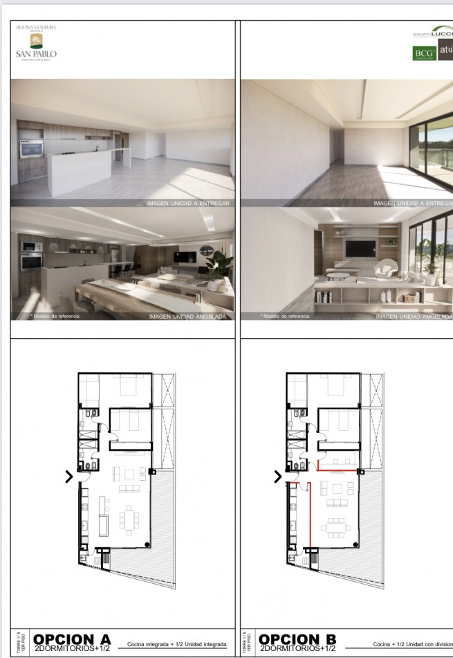 VENTA DE DEPARTAMENTOS DE PRIMER NIVEL EN COUNTRY DE SAN PABLO