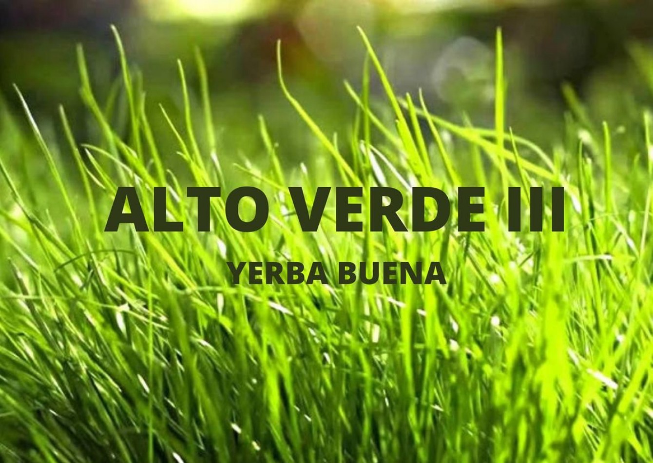 TERRENO EN VENTA EN ALTO VERDE 3